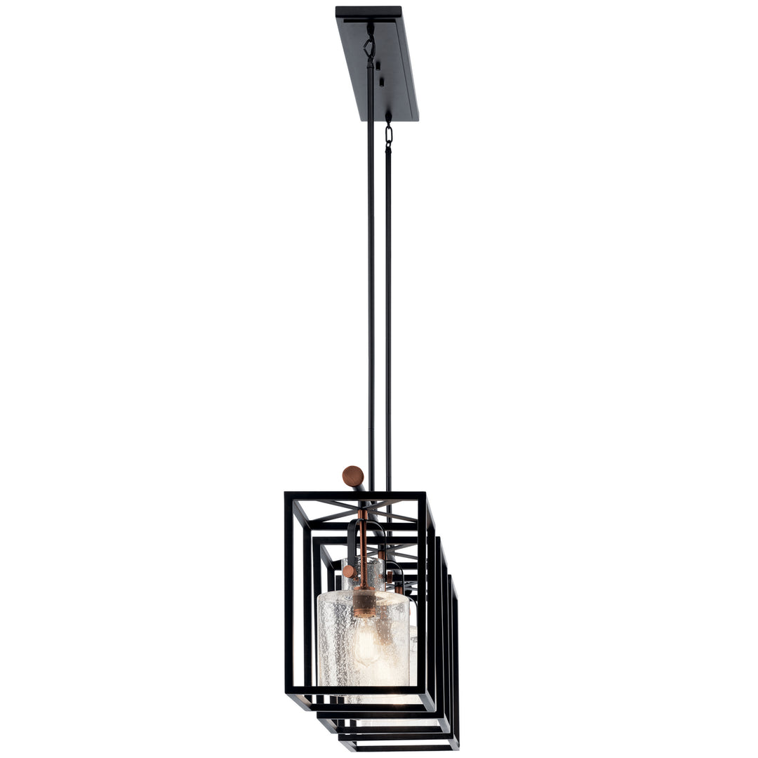 Kichler Canada - 52033BK - Three Light Linear Chandelier - Kitner - Black