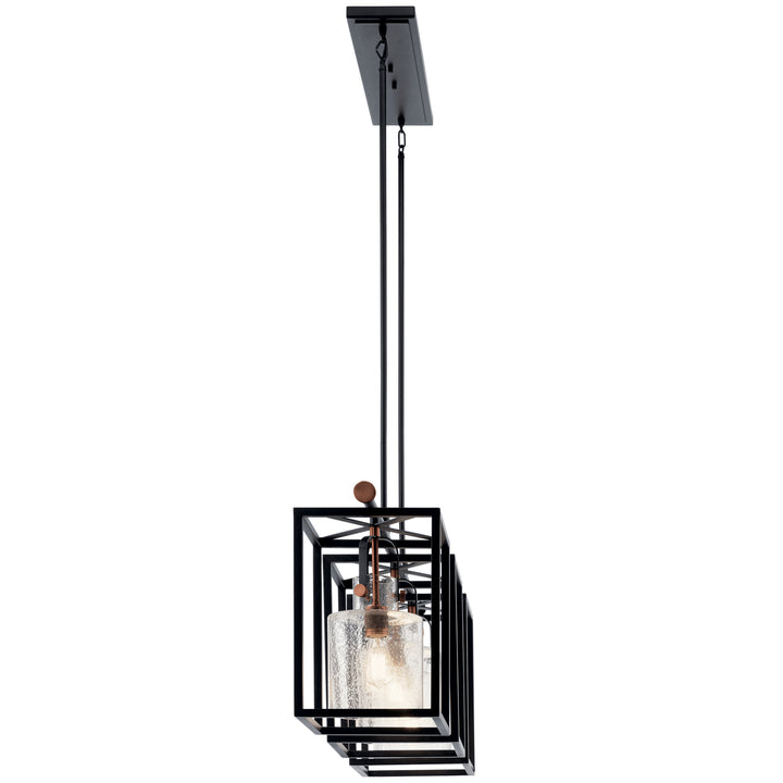 Kichler Canada - 52033BK - Three Light Linear Chandelier - Kitner - Black