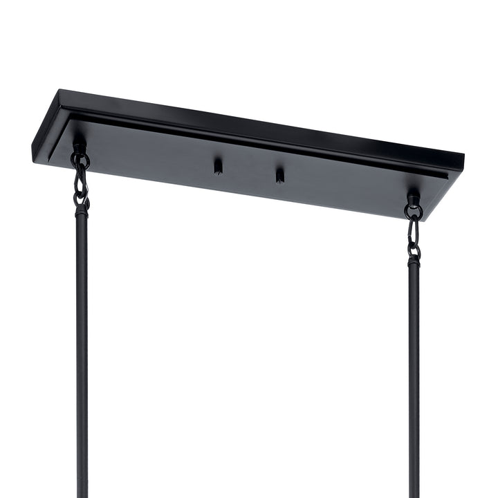 Kichler Canada - 52033BK - Three Light Linear Chandelier - Kitner - Black