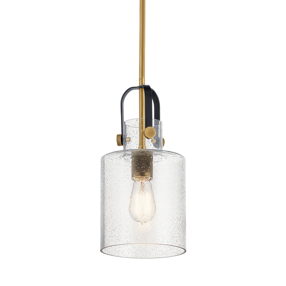 Kichler Canada - 52035NBR - One Light Pendant - Kitner - Natural Brass