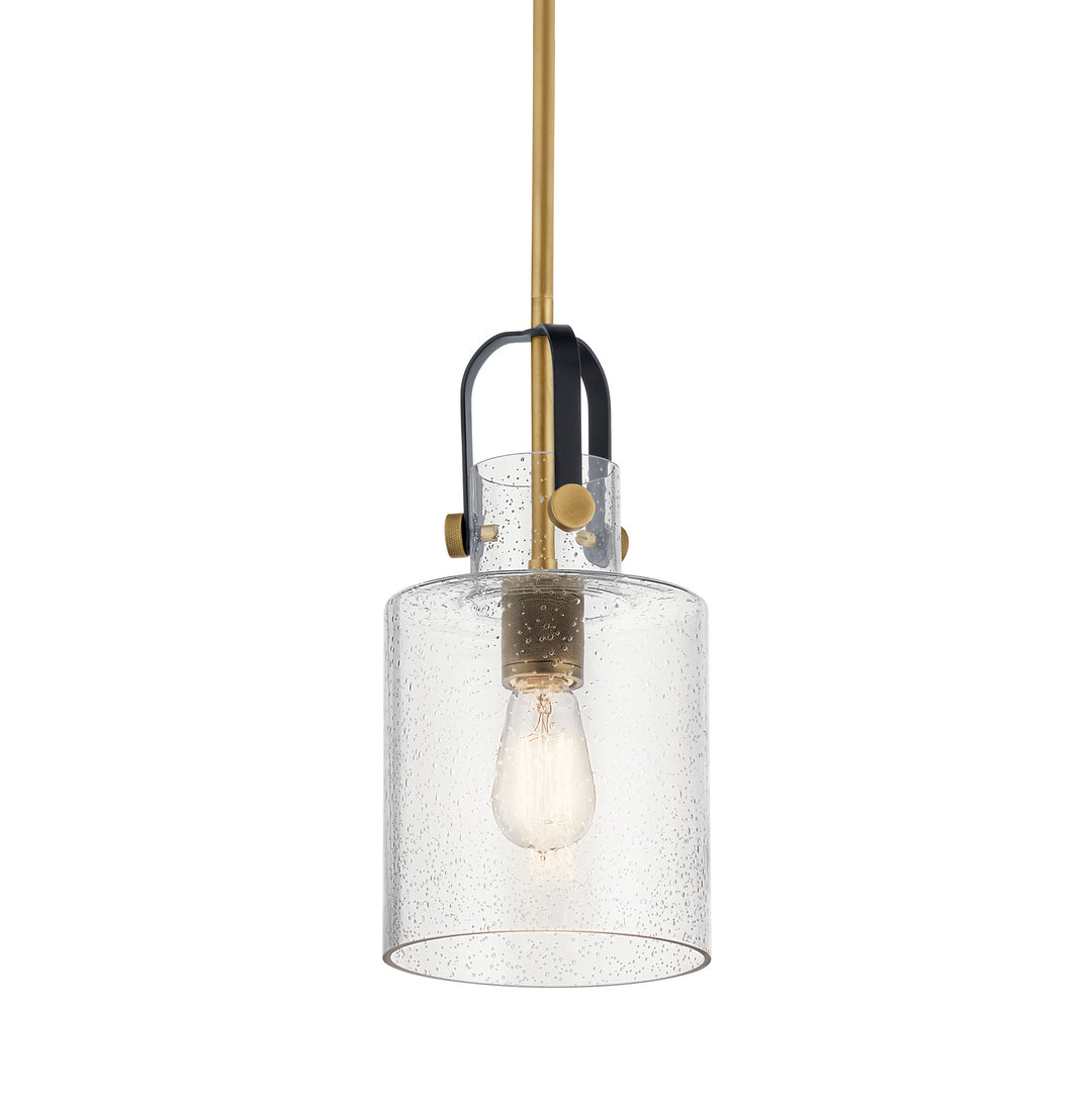 Kichler Canada - 52035NBR - One Light Pendant - Kitner - Natural Brass
