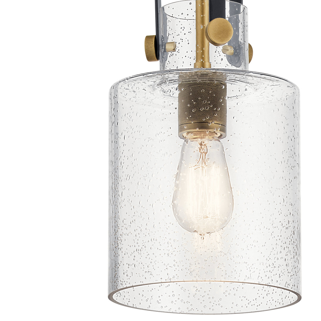 Kichler Canada - 52035NBR - One Light Pendant - Kitner - Natural Brass