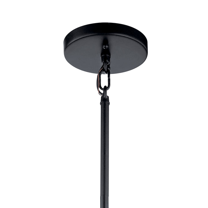 Kichler Canada - 52072BK - Four Light Pendant - Birkleigh - Black