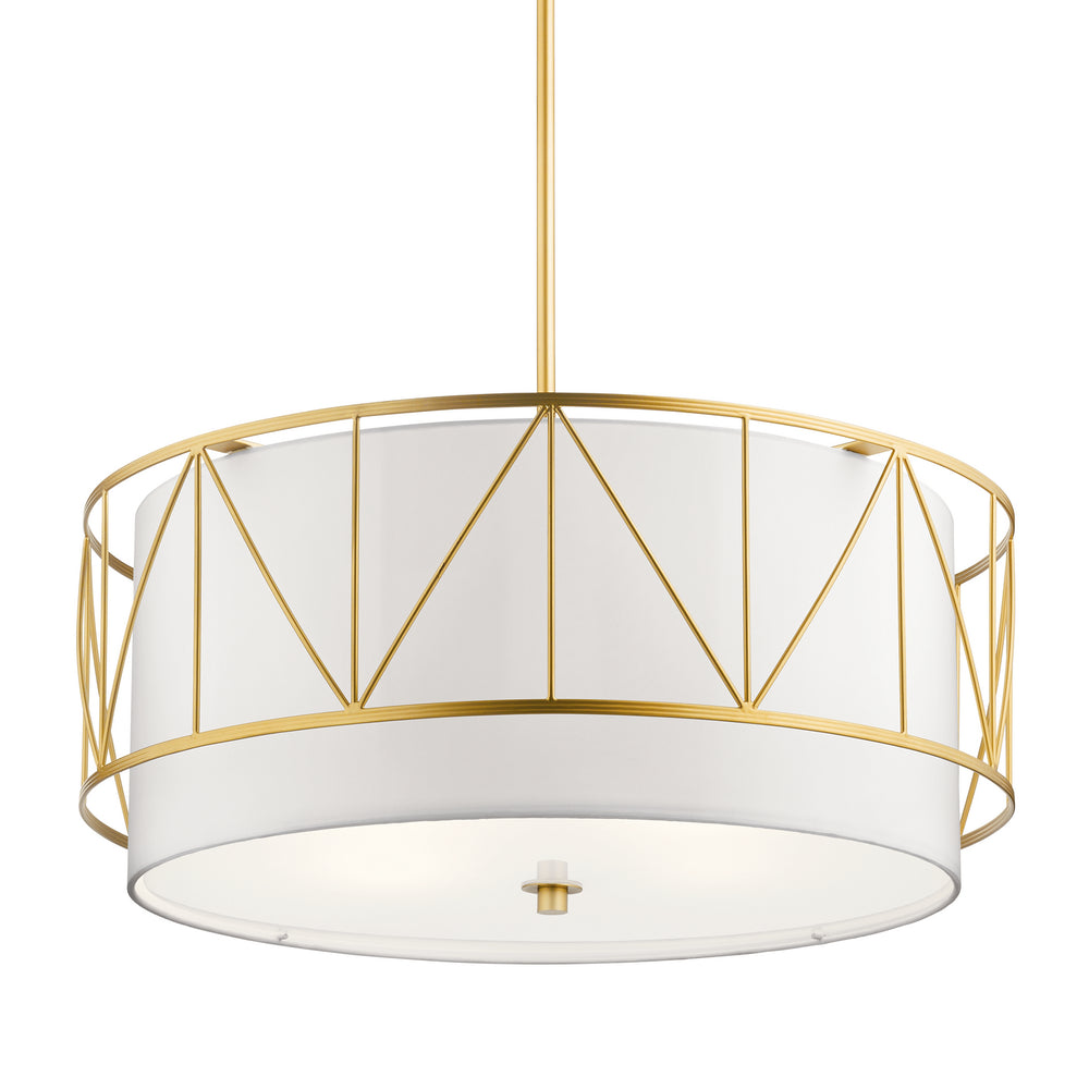 Kichler Canada - 52072CLG - Four Light Pendant - Birkleigh - Classic Gold