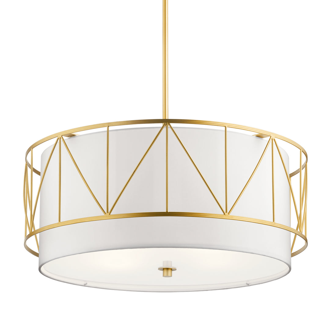 Kichler Canada - 52072CLG - Four Light Pendant - Birkleigh - Classic Gold