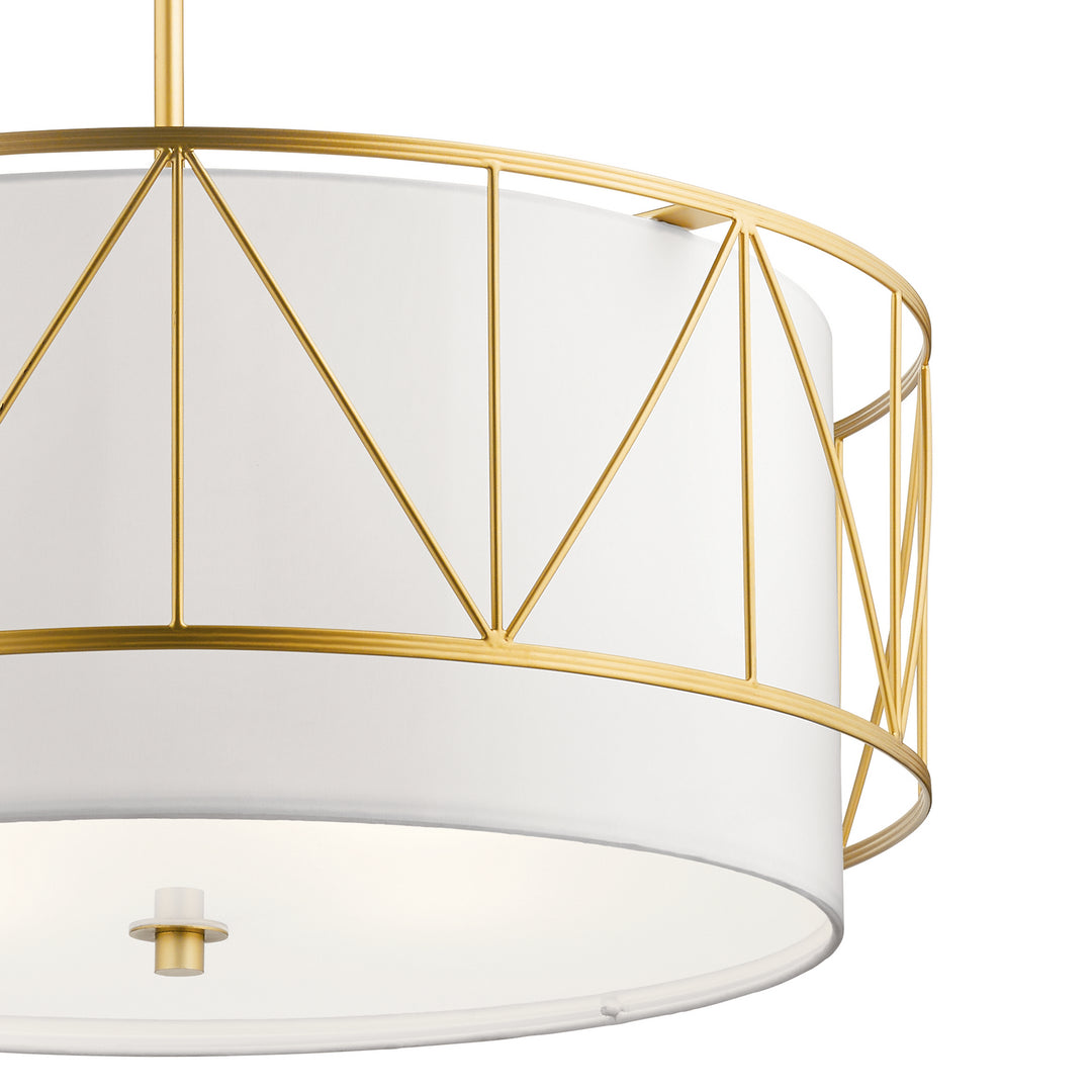 Kichler Canada - 52072CLG - Four Light Pendant - Birkleigh - Classic Gold