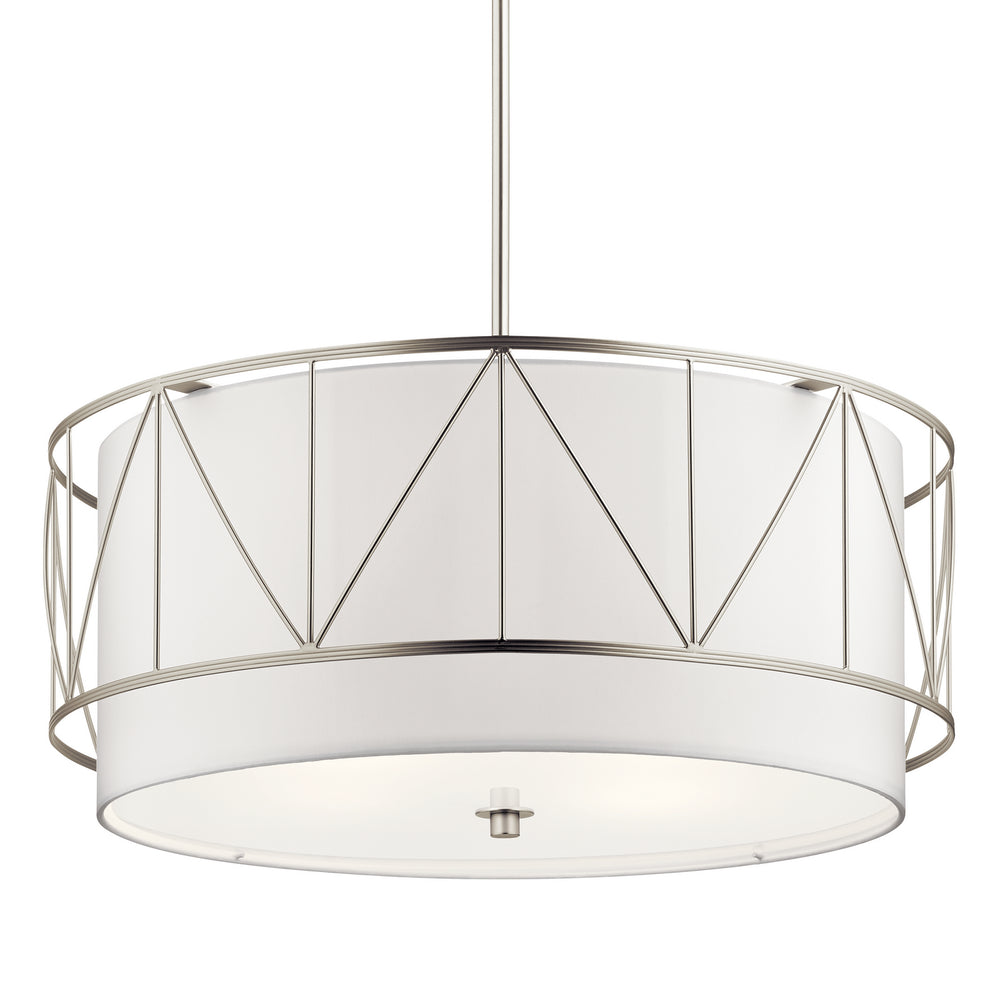 Kichler Canada - 52072SN - Four Light Pendant - Birkleigh - Satin Nickel