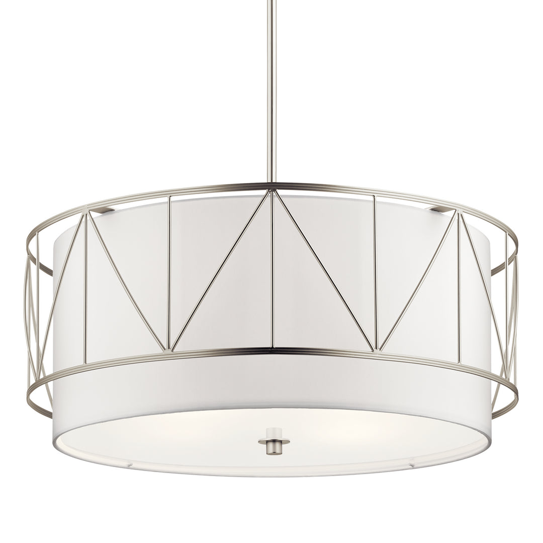 Kichler Canada - 52072SN - Four Light Pendant - Birkleigh - Satin Nickel
