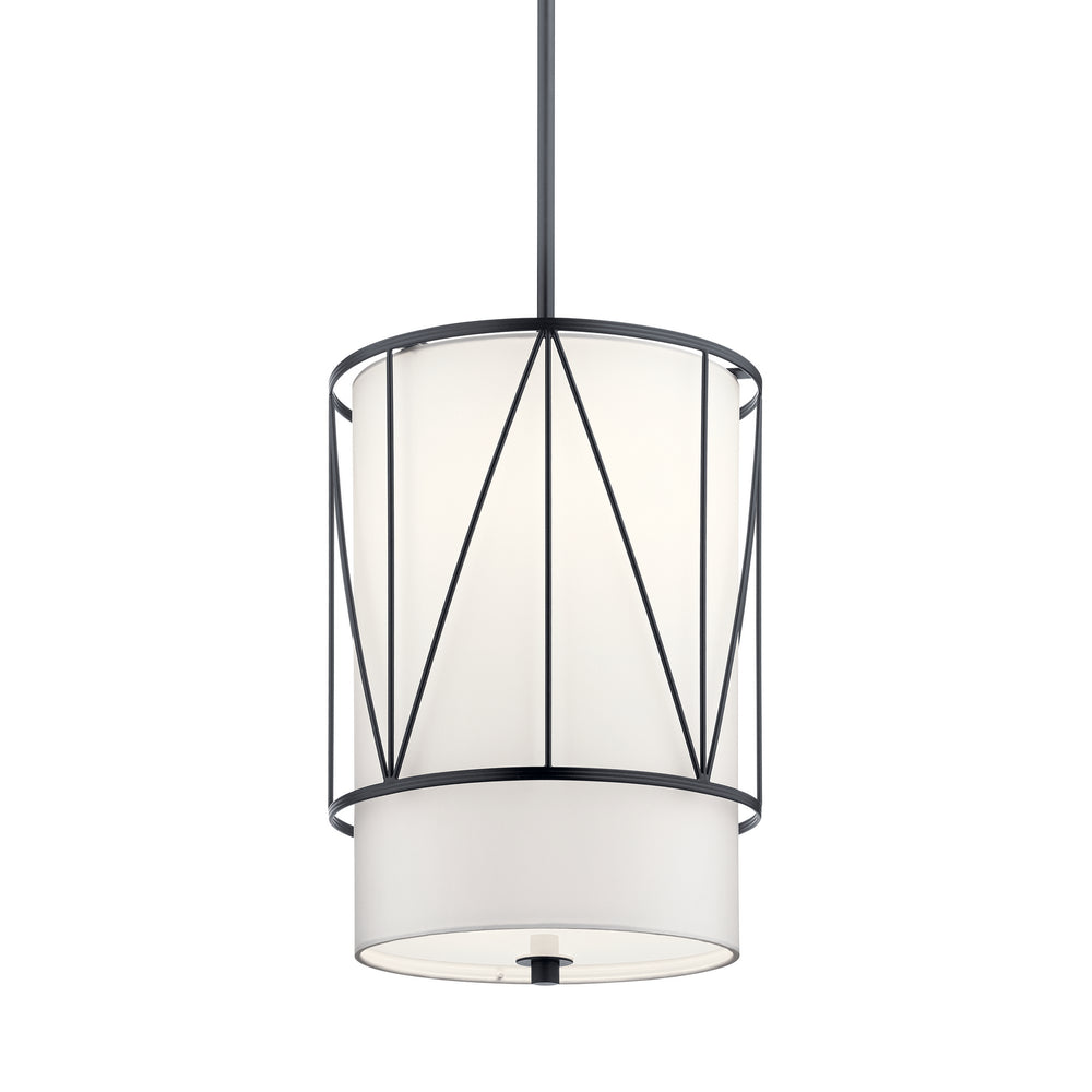 Kichler Canada - 52073BK - One Light Pendant - Birkleigh - Black