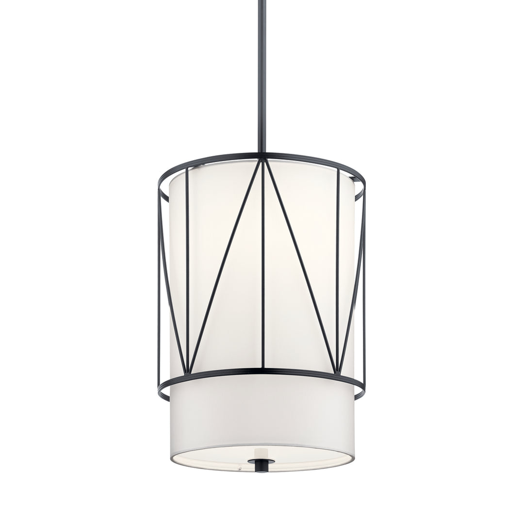 Kichler Canada - 52073BK - One Light Pendant - Birkleigh - Black