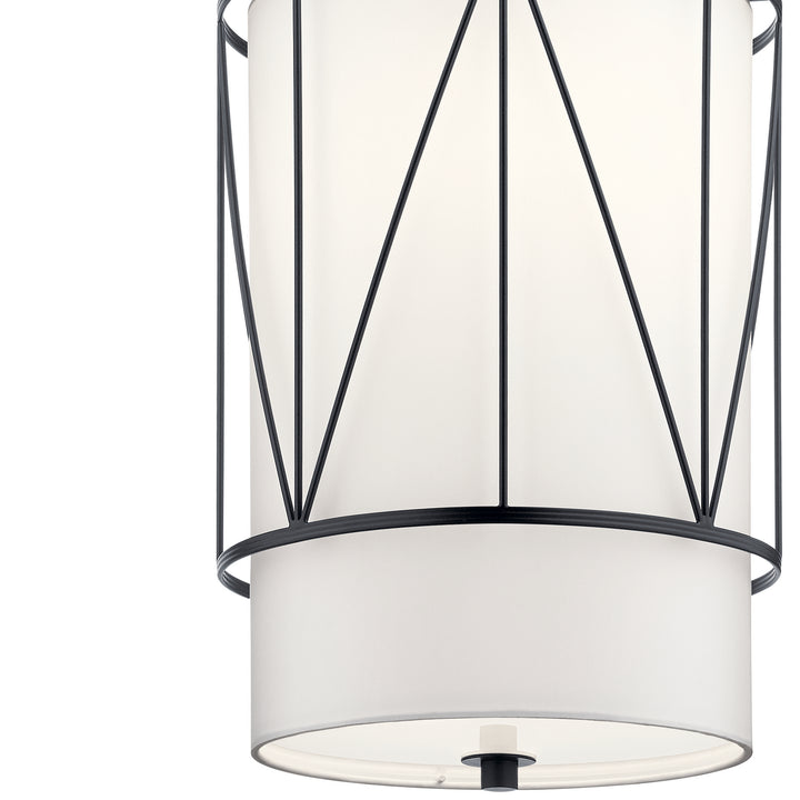 Kichler Canada - 52073BK - One Light Pendant - Birkleigh - Black