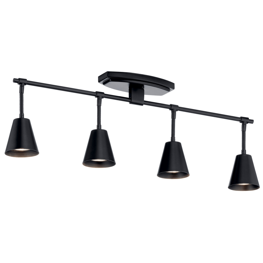Kichler Canada - 52129BK - Four Light Rail Light - Sylvia - Black