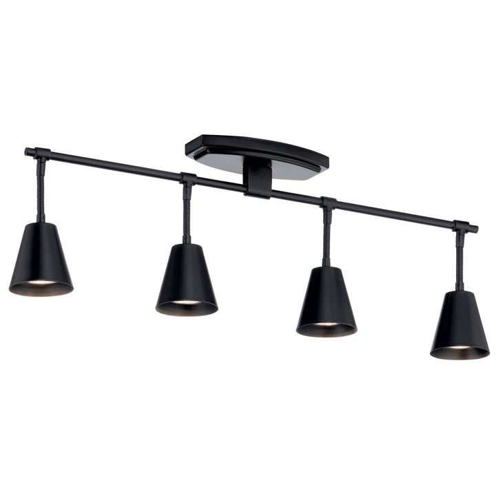 Kichler Canada - 52129BK - Four Light Rail Light - Sylvia - Black