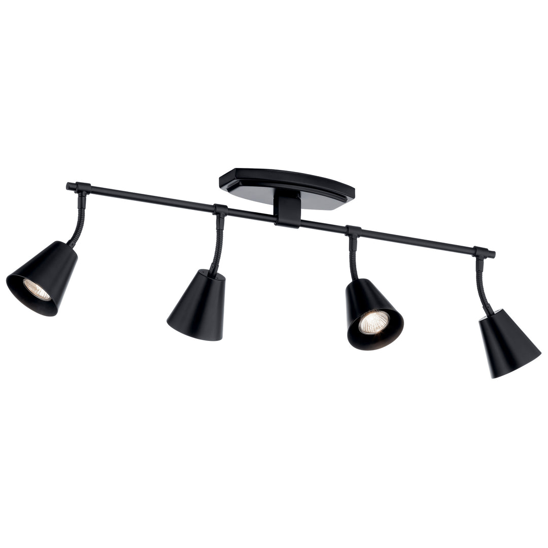Kichler Canada - 52129BK - Four Light Rail Light - Sylvia - Black