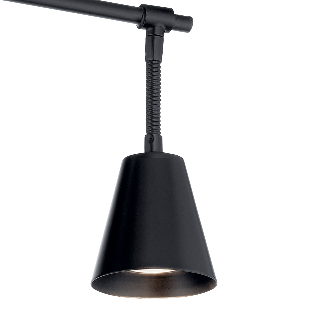 Kichler Canada - 52129BK - Four Light Rail Light - Sylvia - Black