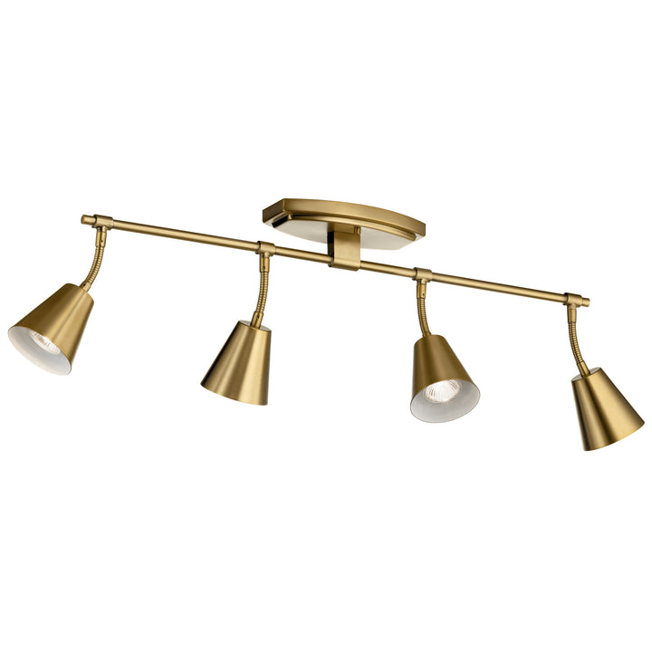 Kichler Canada - 52129BNB - Four Light Rail Light - Sylvia - Brushed Natural Brass