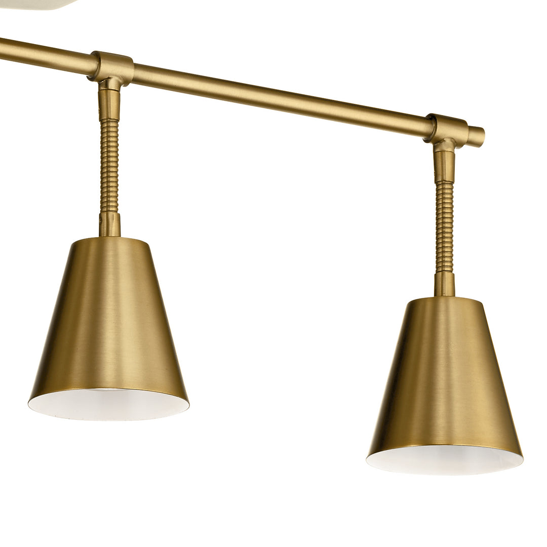 Kichler Canada - 52129BNB - Four Light Rail Light - Sylvia - Brushed Natural Brass