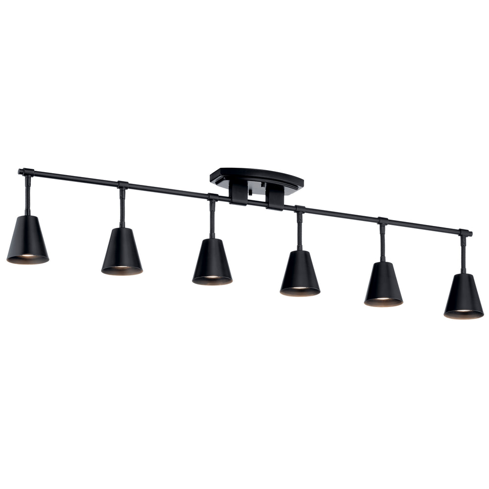 Kichler Canada - 52130BK - Six Light Rail Light - Sylvia - Black