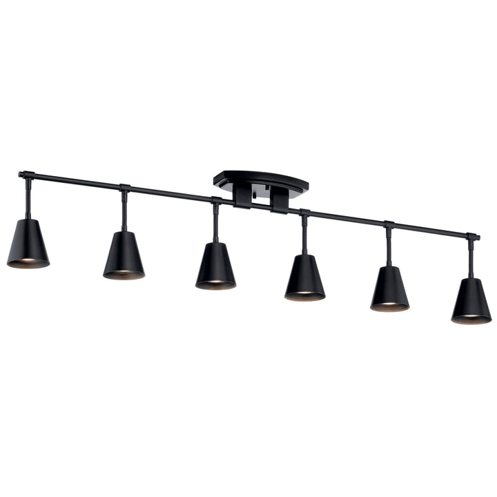Kichler Canada - 52130BK - Six Light Rail Light - Sylvia - Black