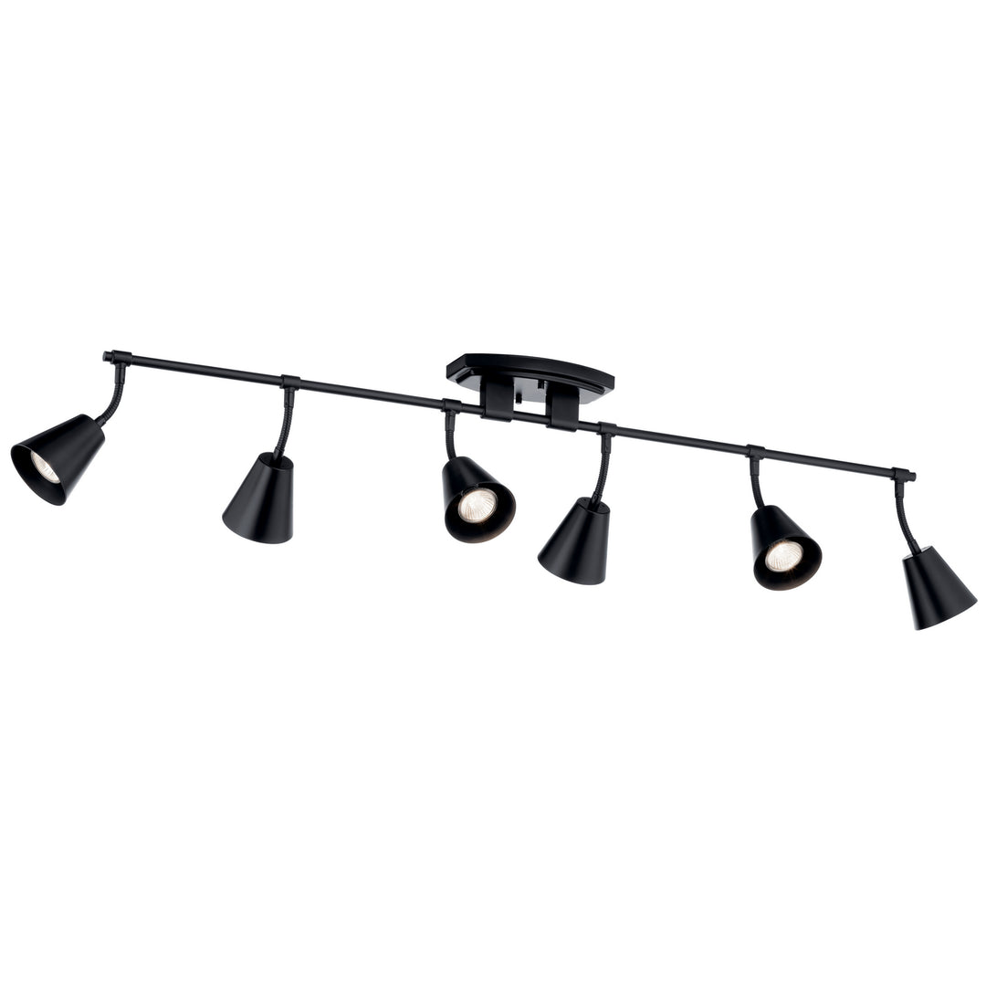 Kichler Canada - 52130BK - Six Light Rail Light - Sylvia - Black