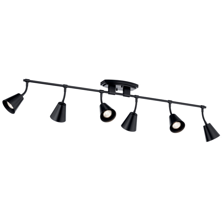 Kichler Canada - 52130BK - Six Light Rail Light - Sylvia - Black