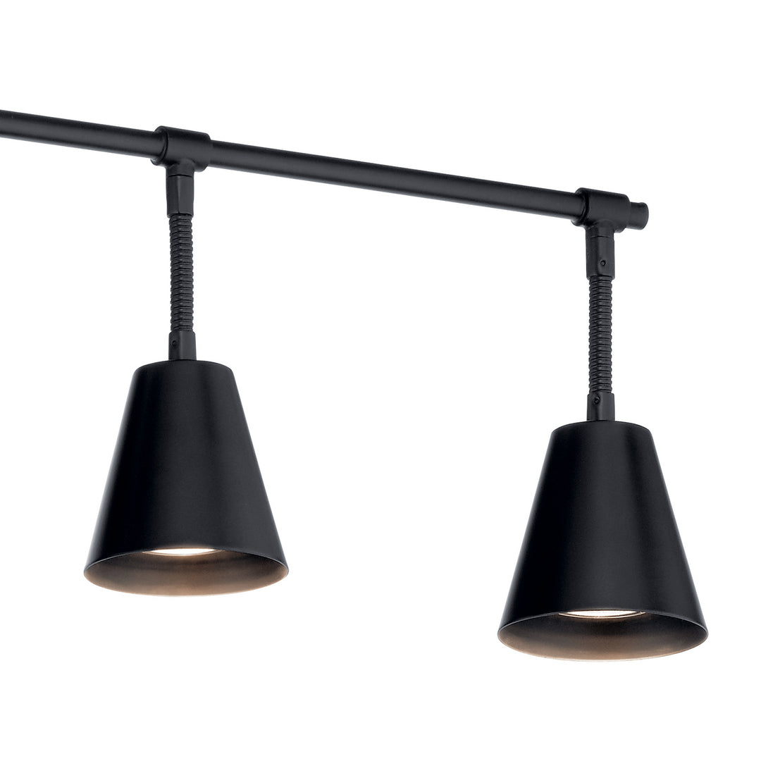 Kichler Canada - 52130BK - Six Light Rail Light - Sylvia - Black