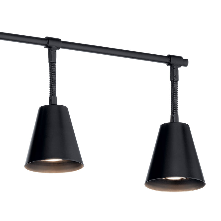 Kichler Canada - 52130BK - Six Light Rail Light - Sylvia - Black