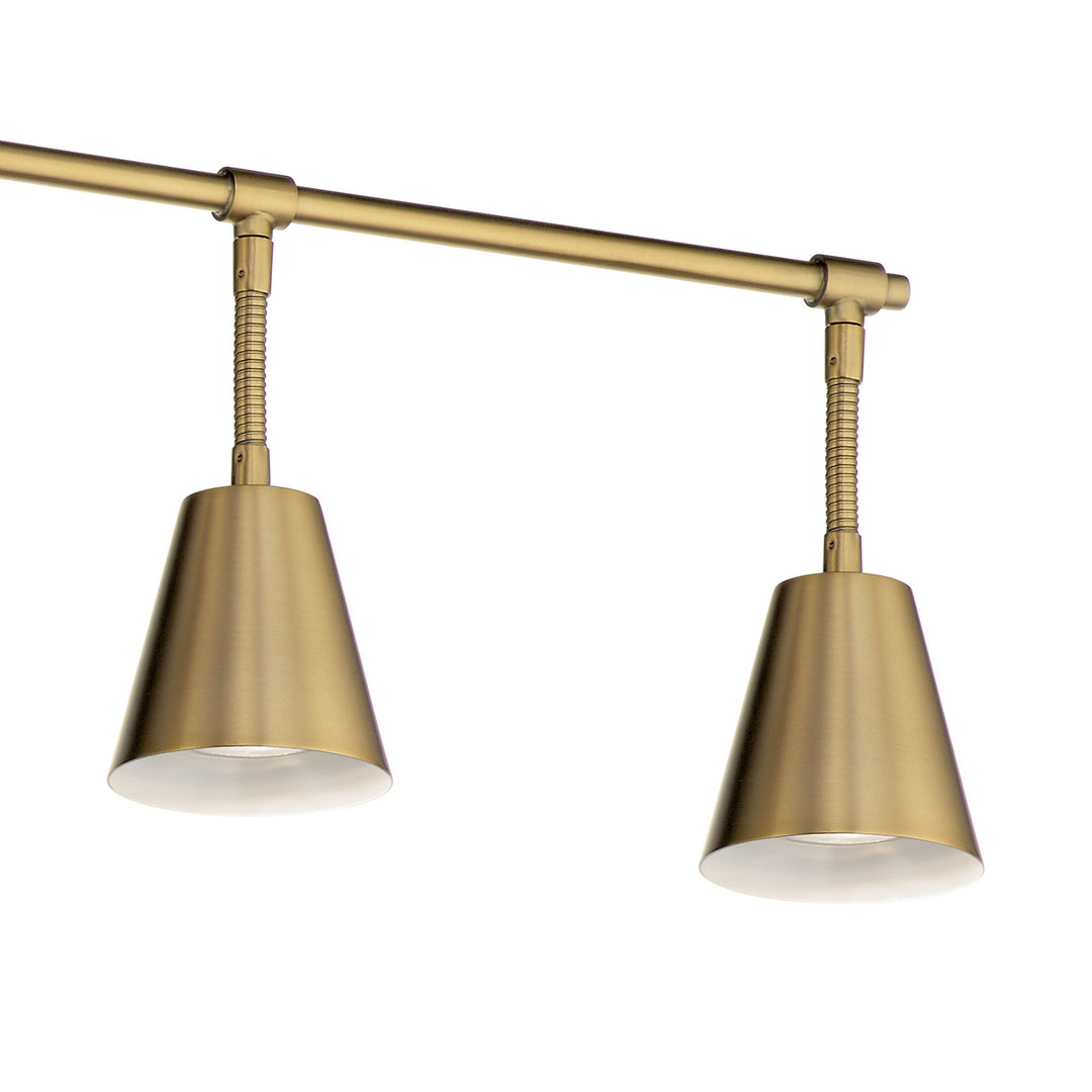 Kichler Canada - 52130BNB - Six Light Rail Light - Sylvia - Brushed Natural Brass