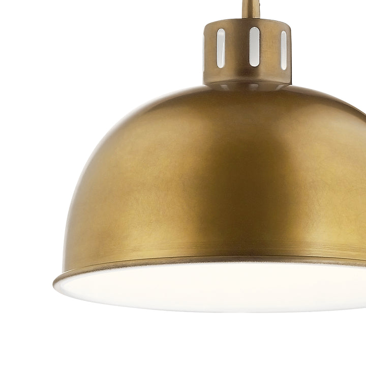 Kichler Canada - 52152NBR - One Light Pendant - Zailey - Natural Brass