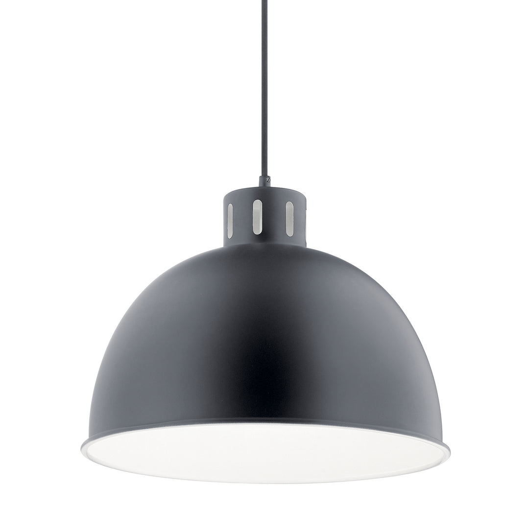 Kichler Canada - 52153BK - One Light Pendant - Zailey - Black