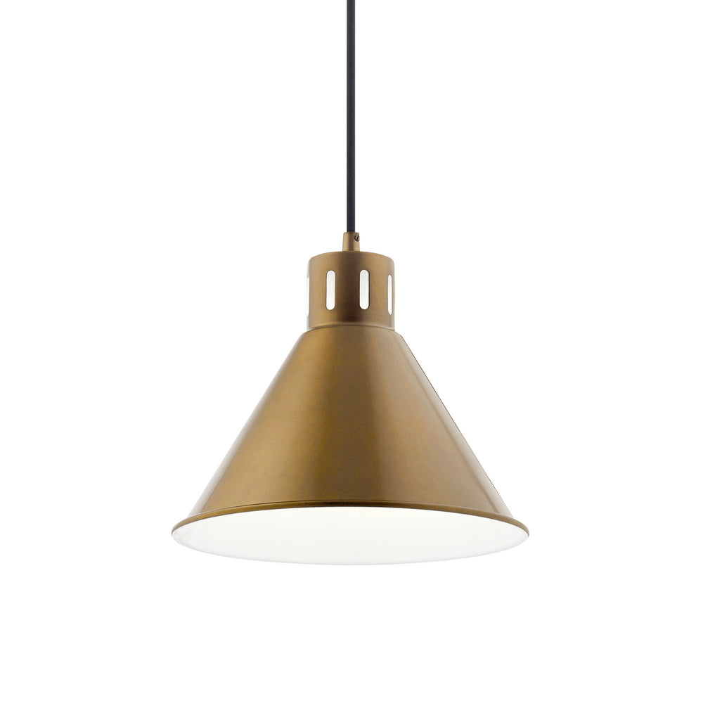 Kichler Canada - 52176NBR - One Light Pendant - Zailey - Natural Brass