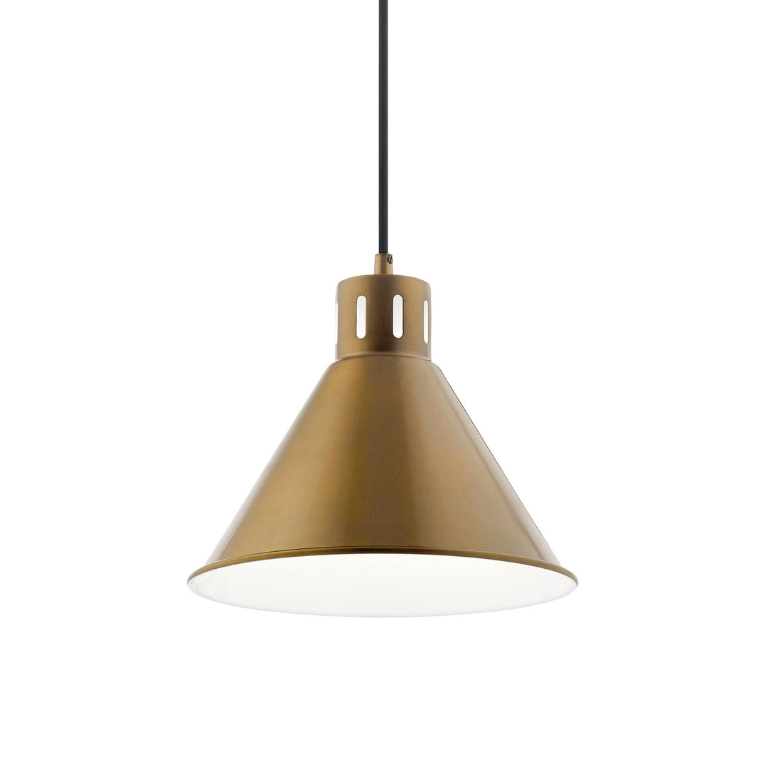 Kichler Canada - 52176NBR - One Light Pendant - Zailey - Natural Brass