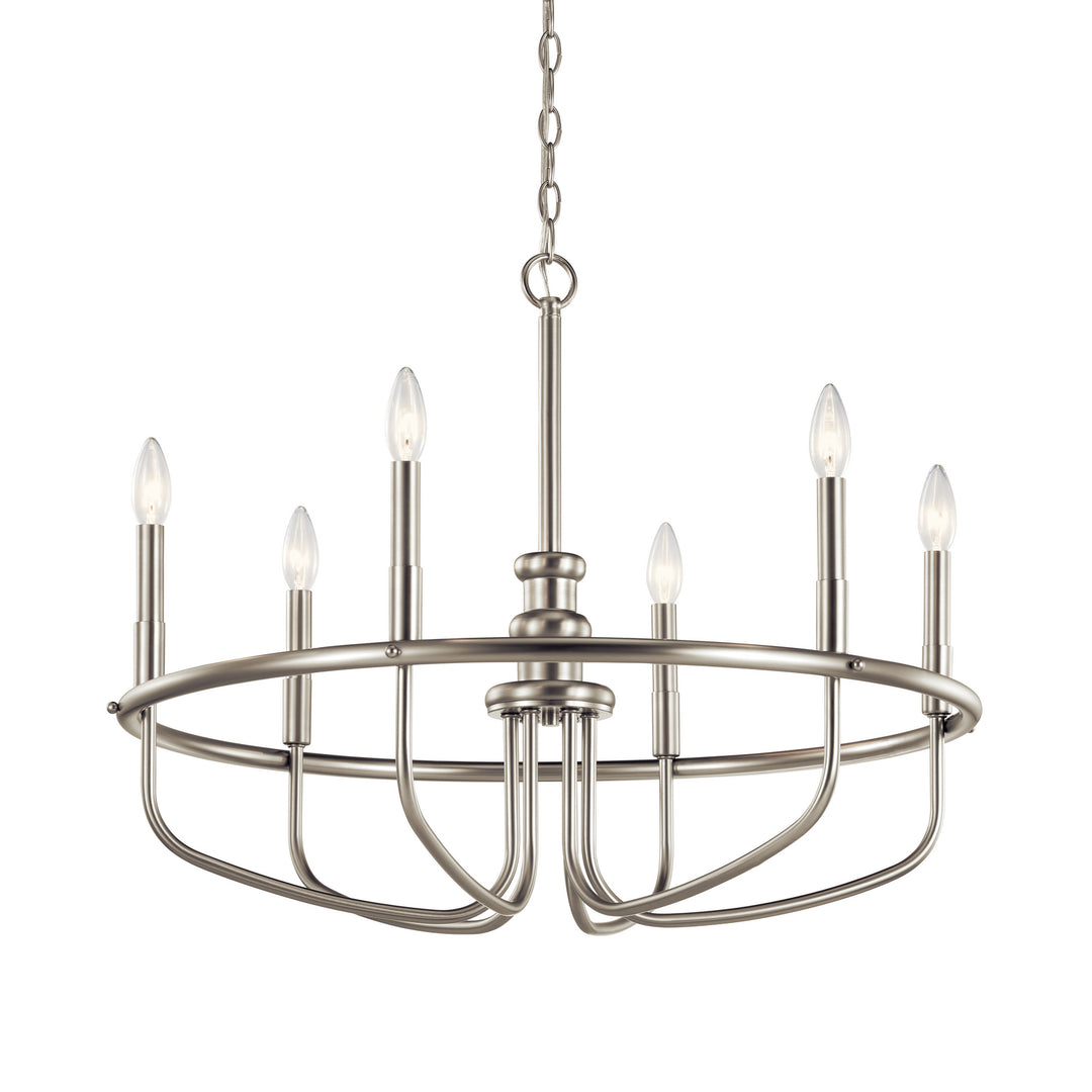 Kichler Canada - 52304NI - Six Light Chandelier - Capitol Hill - Brushed Nickel