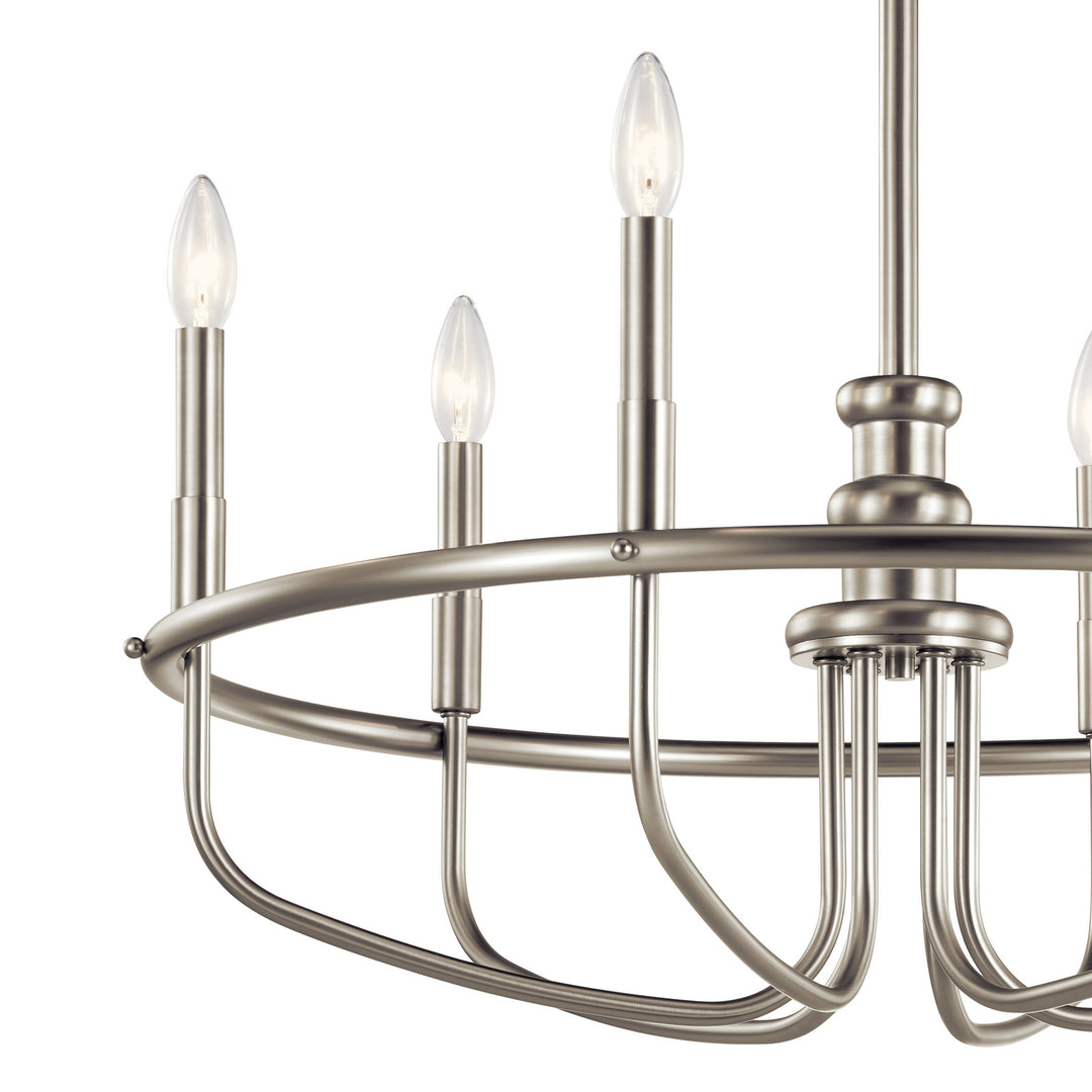 Kichler Canada - 52304NI - Six Light Chandelier - Capitol Hill - Brushed Nickel
