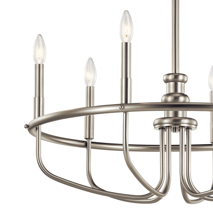 Kichler Canada - 52304NI - Six Light Chandelier - Capitol Hill - Brushed Nickel