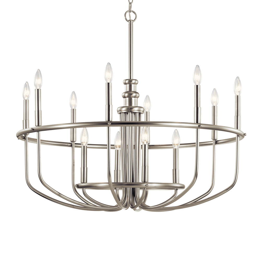 Kichler Canada - 52305NI - 12 Light Chandelier - Capitol Hill - Brushed Nickel