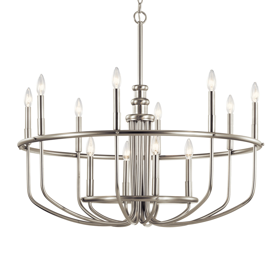 Kichler Canada - 52305NI - 12 Light Chandelier - Capitol Hill - Brushed Nickel
