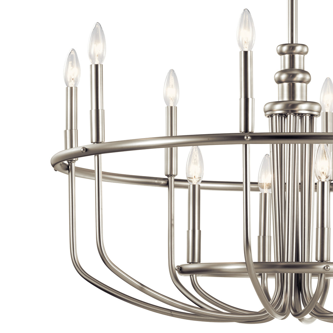 Kichler Canada - 52305NI - 12 Light Chandelier - Capitol Hill - Brushed Nickel