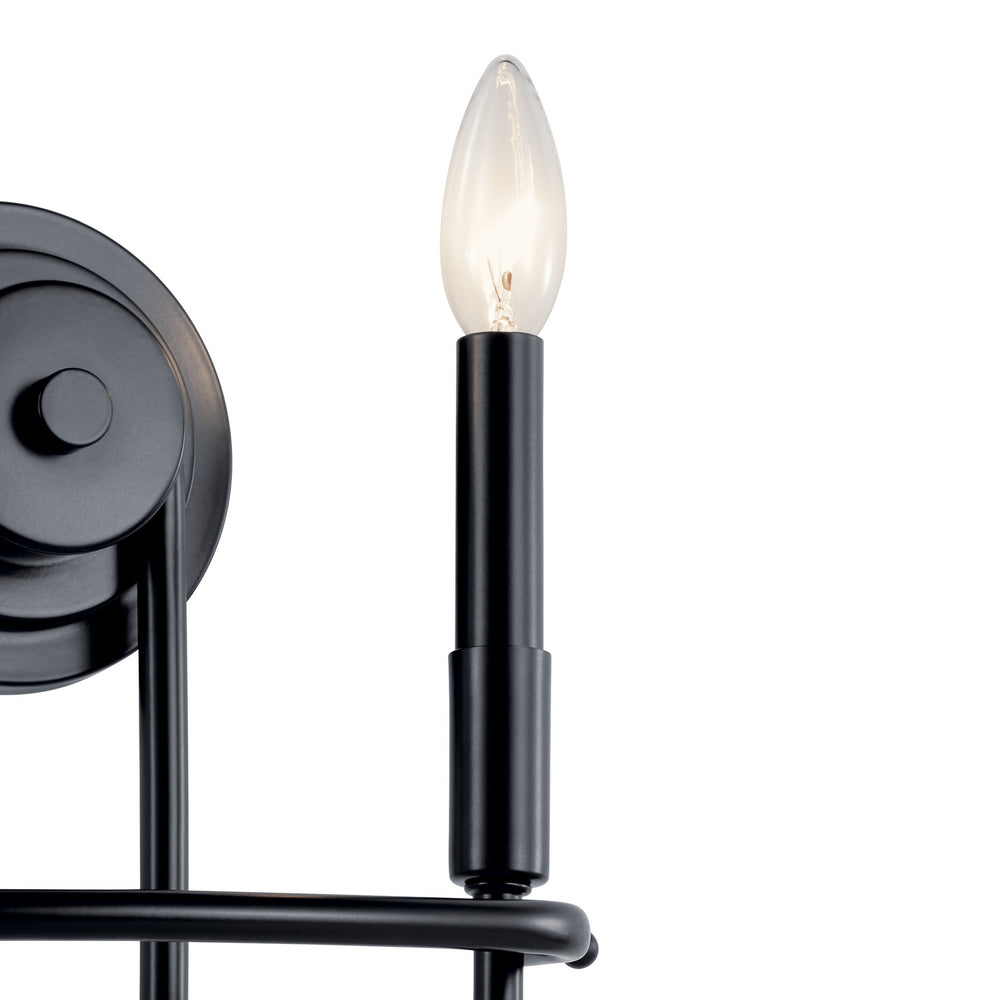 Kichler Canada - 52308BK - Two Light Wall Sconce - Capitol Hill - Black