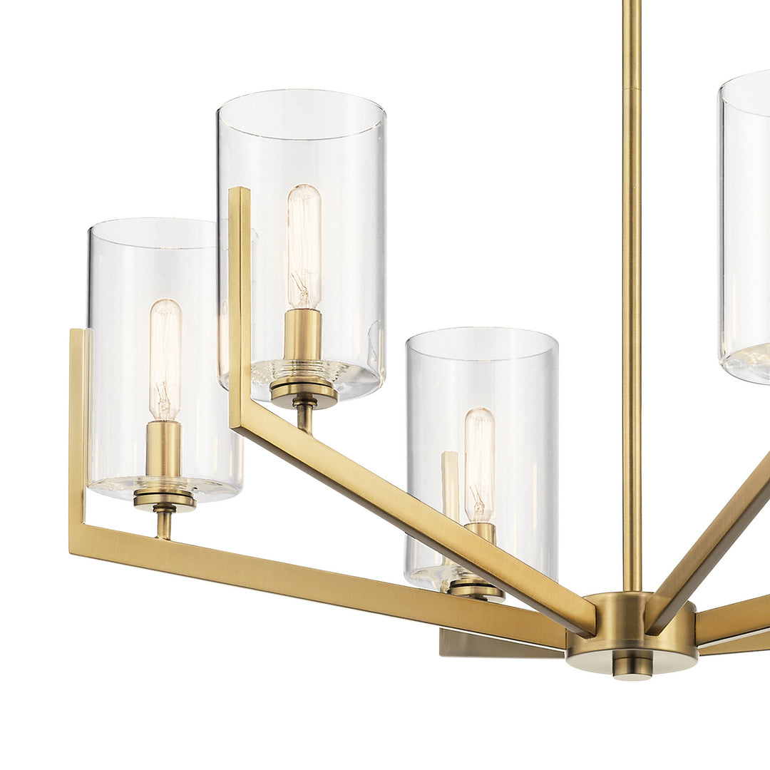 Kichler Canada - 52314BNB - Six Light Chandelier - Nye - Brushed Natural Brass