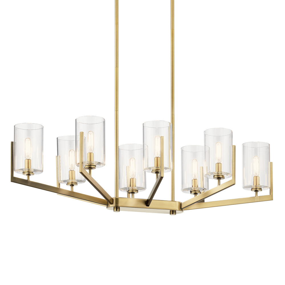 Kichler Canada - 52315BNB - Eight Light Chandelier - Nye - Brushed Natural Brass