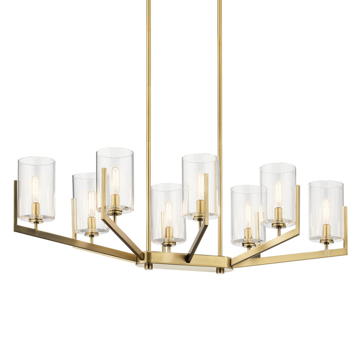 Kichler Canada - 52315BNB - Eight Light Chandelier - Nye - Brushed Natural Brass