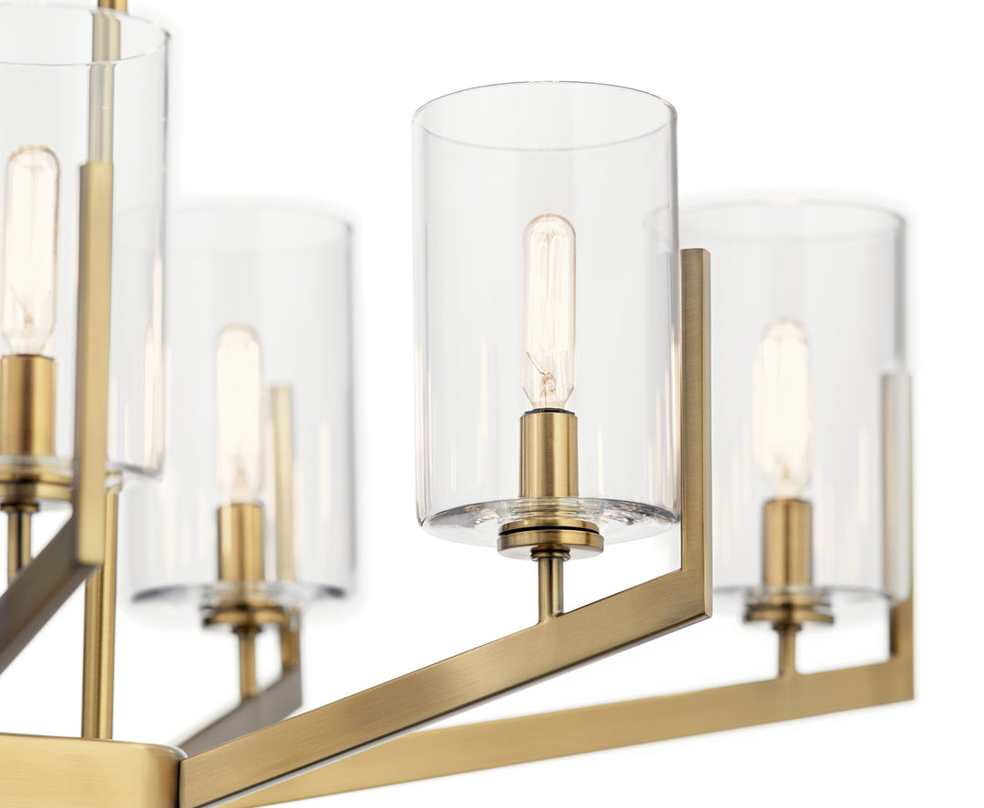 Kichler Canada - 52315BNB - Eight Light Chandelier - Nye - Brushed Natural Brass