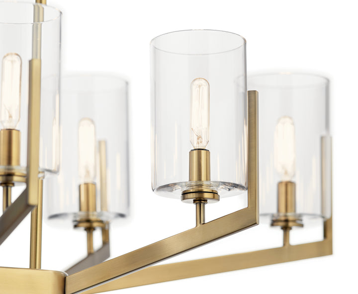 Kichler Canada - 52315BNB - Eight Light Chandelier - Nye - Brushed Natural Brass
