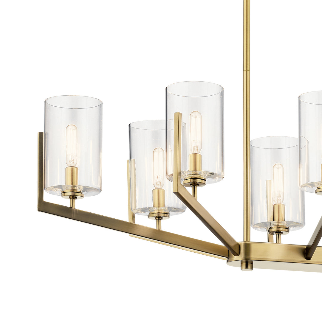 Kichler Canada - 52315BNB - Eight Light Chandelier - Nye - Brushed Natural Brass