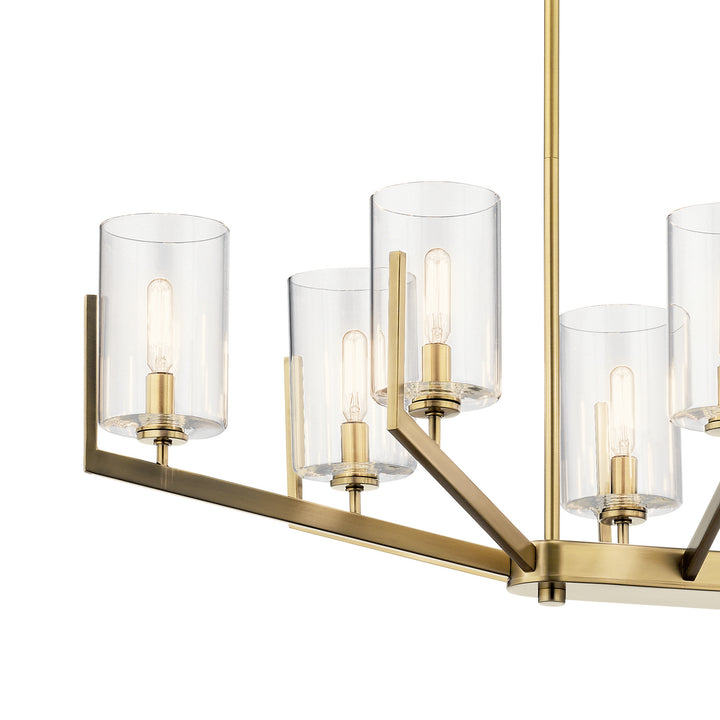 Kichler Canada - 52315BNB - Eight Light Chandelier - Nye - Brushed Natural Brass