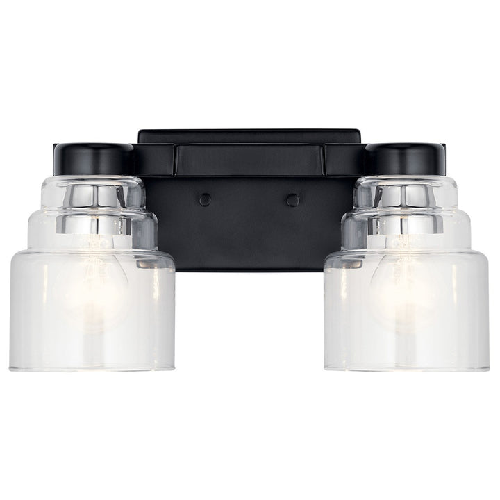 Kichler Canada - 55011BK - Two Light Bath - Vionnet - Black