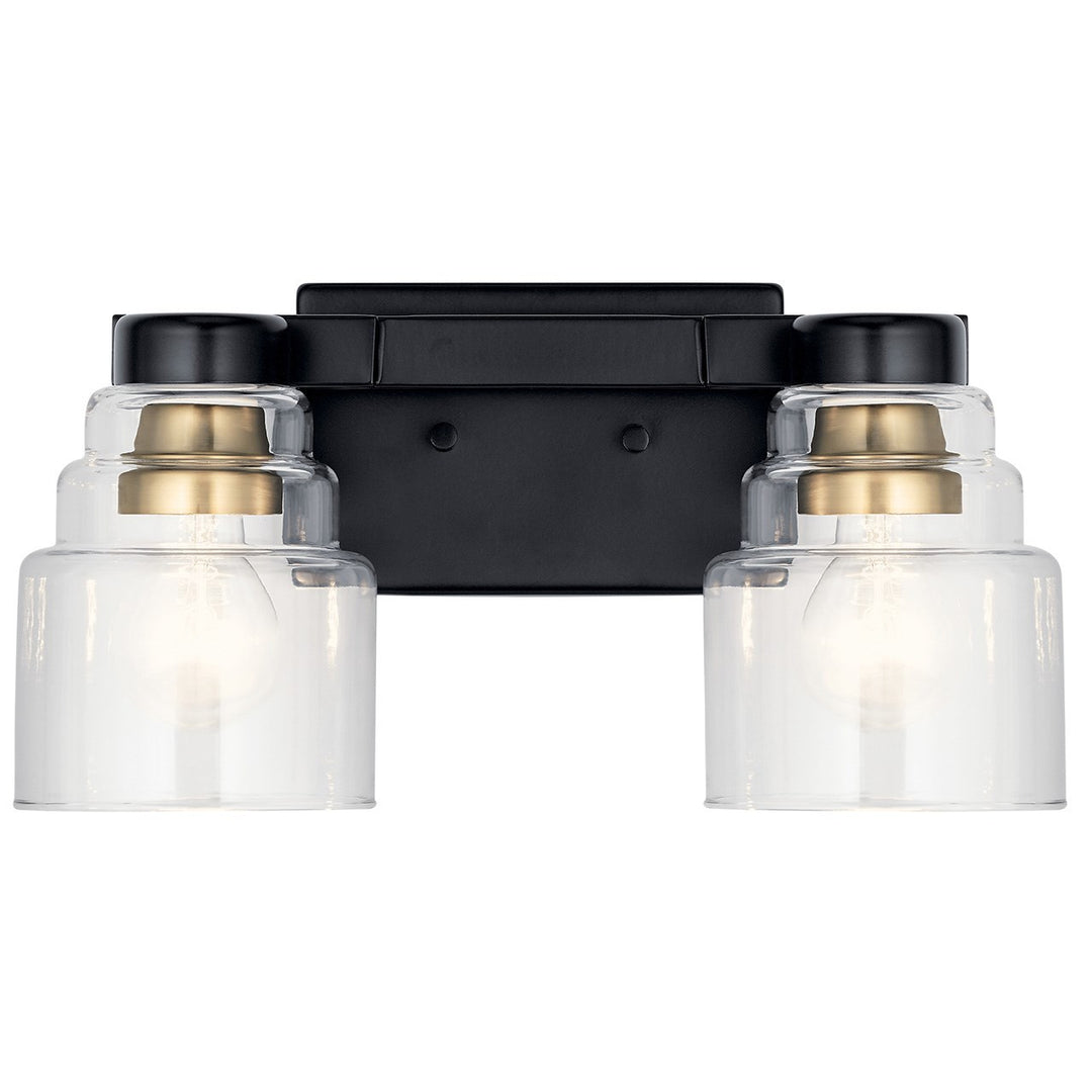 Kichler Canada - 55011BK - Two Light Bath - Vionnet - Black