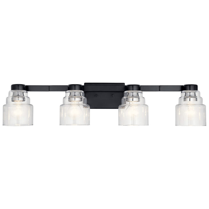 Kichler Canada - 55013BK - Four Light Bath - Vionnet - Black