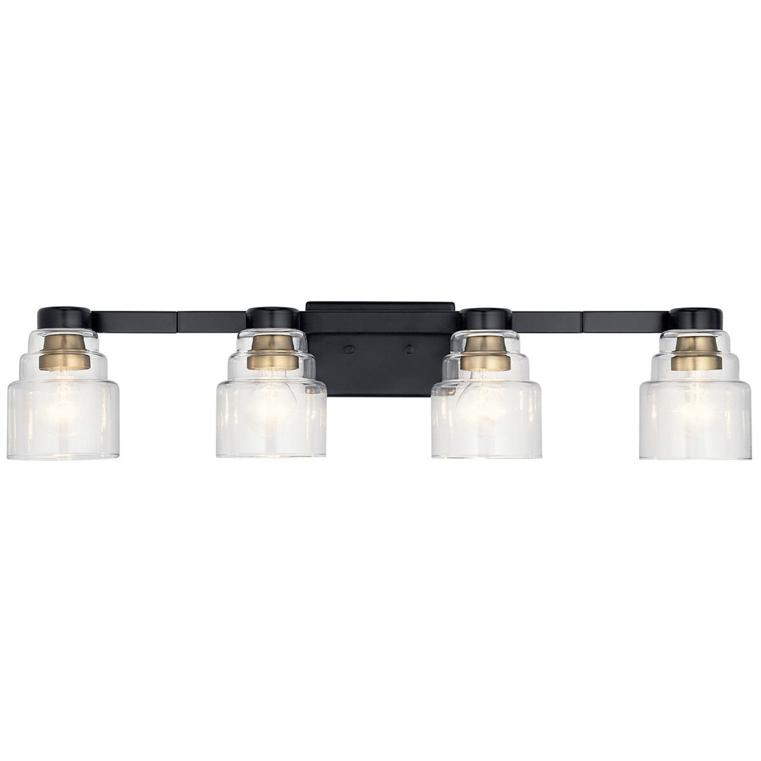 Kichler Canada - 55013BK - Four Light Bath - Vionnet - Black